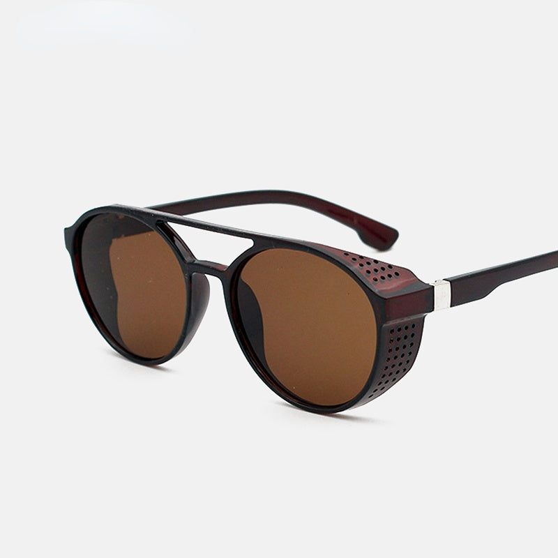 Classic Punk Sunglasses UV Protection Retro Style Men Holiday Party