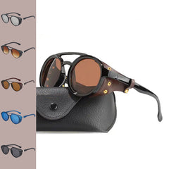 Classic Punk Sunglasses UV Protection Retro Style Men Holiday Party