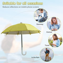 Universal Phone Umbrella Outdoor Mobile Sunshade Mini Umbrella