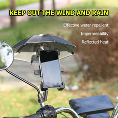 Universal Phone Umbrella Outdoor Mobile Sunshade Mini Umbrella