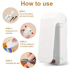 Portable Bag Heat Sealer for Food Snacks