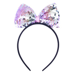 Sequin Bow Headband for Summer Holiday Party