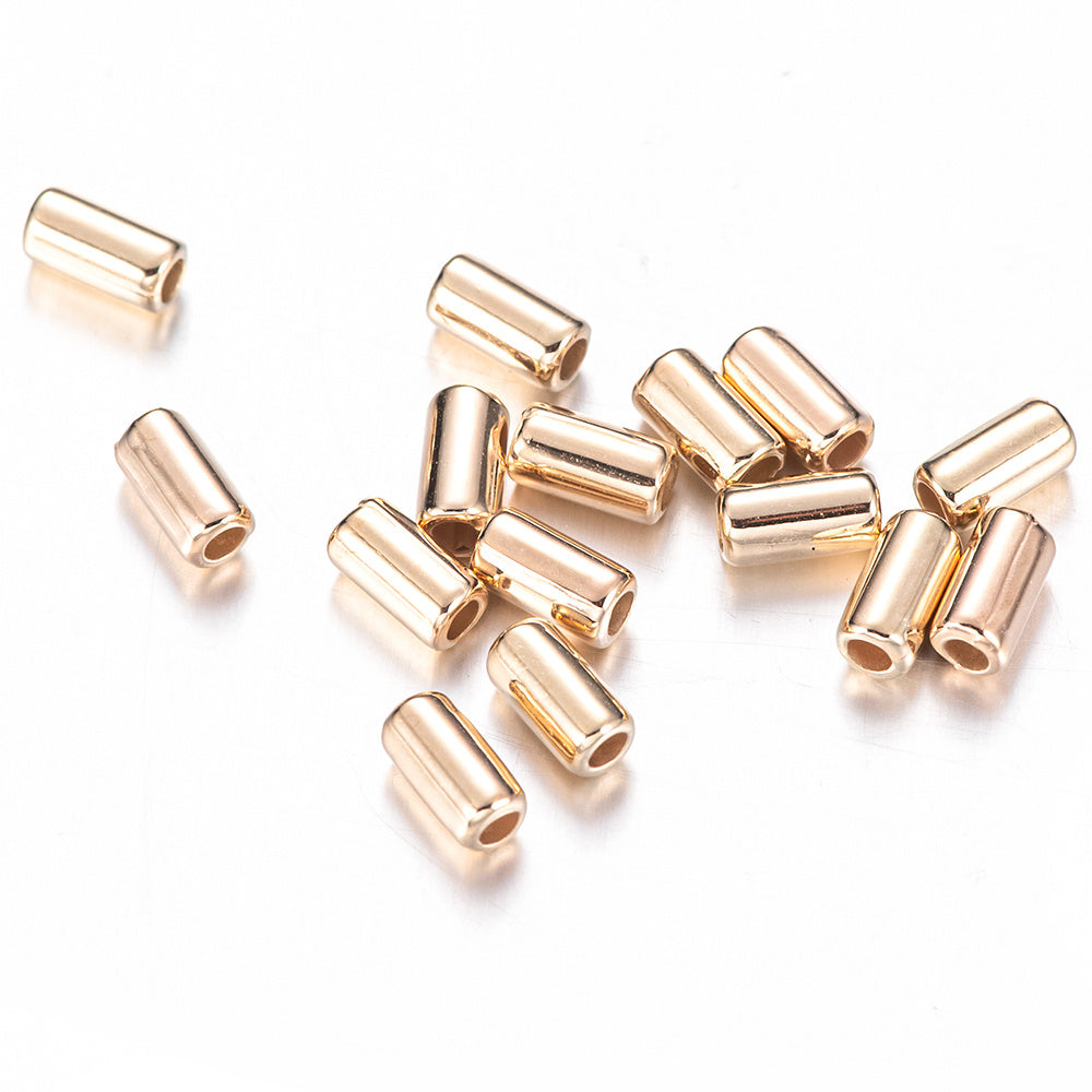 100pcs Multicolor Cylinder Tube Beads for Jewelry Making