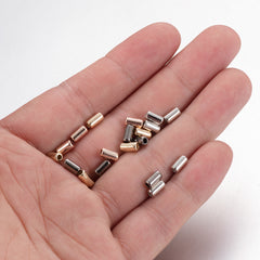 100pcs Multicolor Cylinder Tube Beads for Jewelry Making