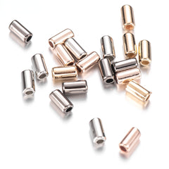 100pcs Multicolor Cylinder Tube Beads for Jewelry Making