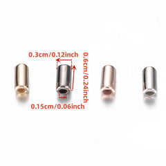 100pcs Multicolor Cylinder Tube Beads for Jewelry Making