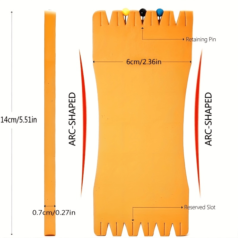 5pcs Fishing Foam Winding Board Line Winding Tool