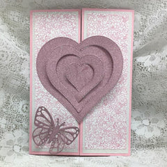 10pcs Heart Frame Metal Die Cutting Dies Set for Scrapbooking & Card Making