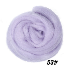 22lb 100g Felting Wool Roving Soft Fiber for DIY Needle Felting