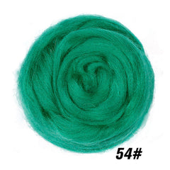 22lb 100g Felting Wool Roving Soft Fiber for DIY Needle Felting