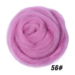22lb 100g Felting Wool Roving Soft Fiber for DIY Needle Felting