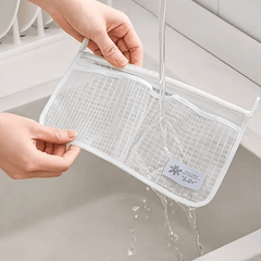 Refrigerator Door Organizer Fridge Hanging Mesh Bag Household Storage Bag