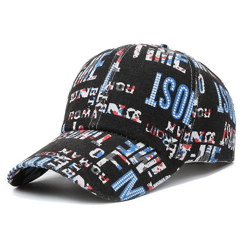 Embroidered Alphabet Baseball Cap Street Sunblock Hat