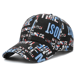 Embroidered Alphabet Baseball Cap Street Sunblock Hat