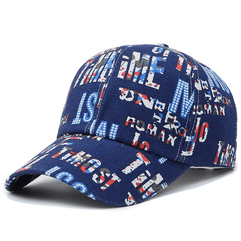 Embroidered Alphabet Baseball Cap Street Sunblock Hat