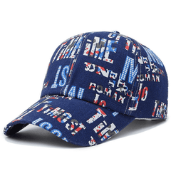 Embroidered Alphabet Baseball Cap Street Sunblock Hat