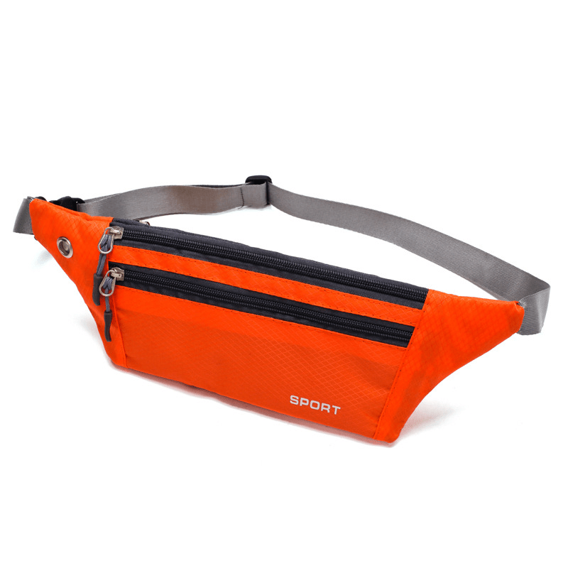 Waterproof Nylon Waist Bag for Outdoor Sports & Fitness