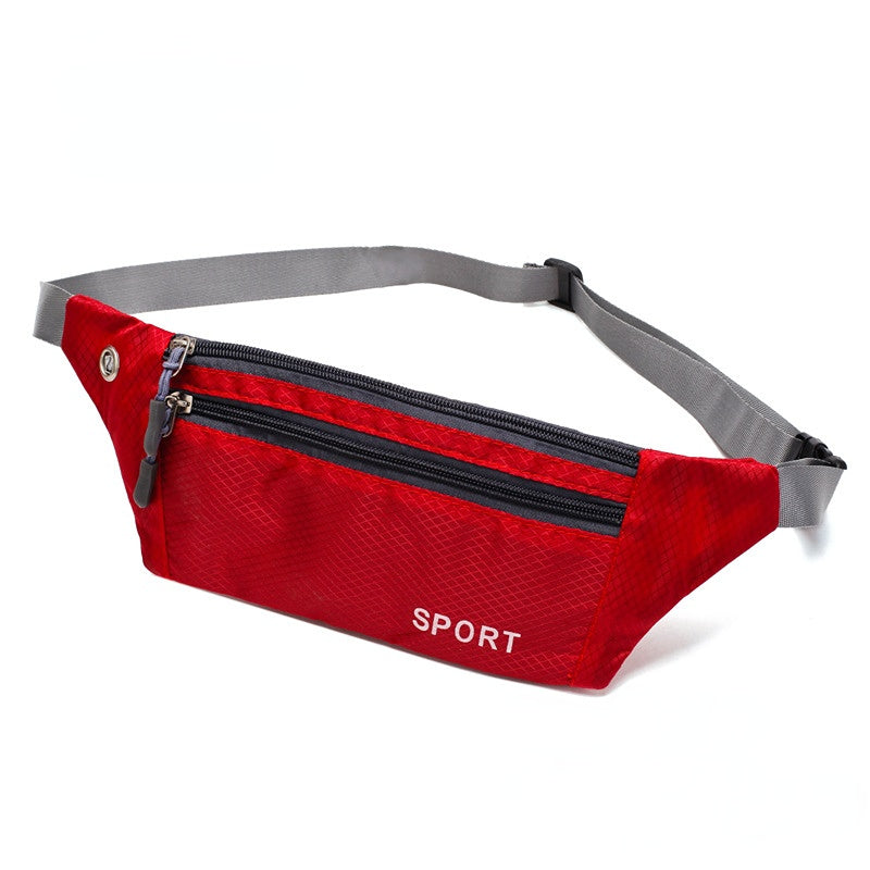 Waterproof Nylon Waist Bag for Outdoor Sports & Fitness