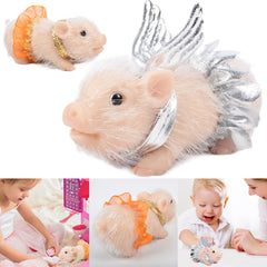 Mini Soft Lifelike Silicone Pig Doll Toy for Kids