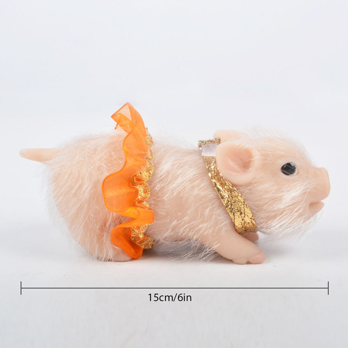 Mini Soft Lifelike Silicone Pig Doll Toy for Kids