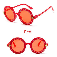 Vintage Round Sunglasses UV400 Protection for Kids Holiday Party