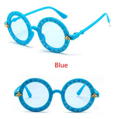 Vintage Round Sunglasses UV400 Protection for Kids Holiday Party