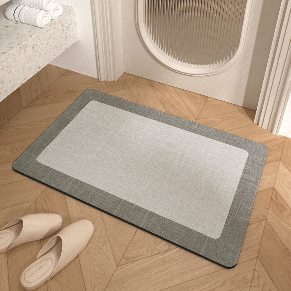 Modern Bath Mat Non Slip Absorbent Indoor Carpet