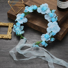 Flower Headband Wreath Headdress Wedding Bridal Hair Accessories