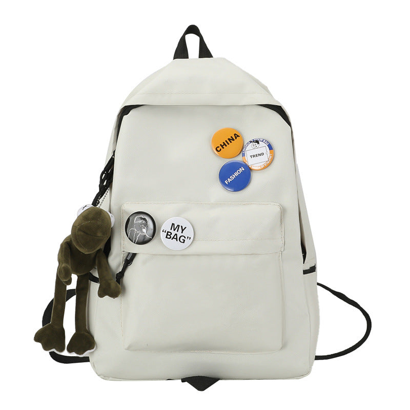 Campus Style High School Girls Backpack Travel Bag - Women and Men Schoolbag