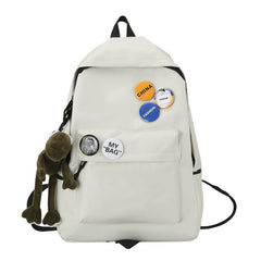 Campus Style High School Girls Backpack Travel Bag - Women and Men Schoolbag