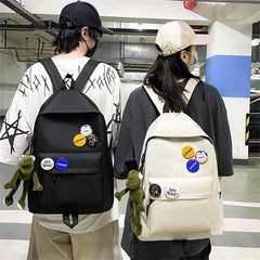 Campus Style High School Girls Backpack Travel Bag - Women and Men Schoolbag