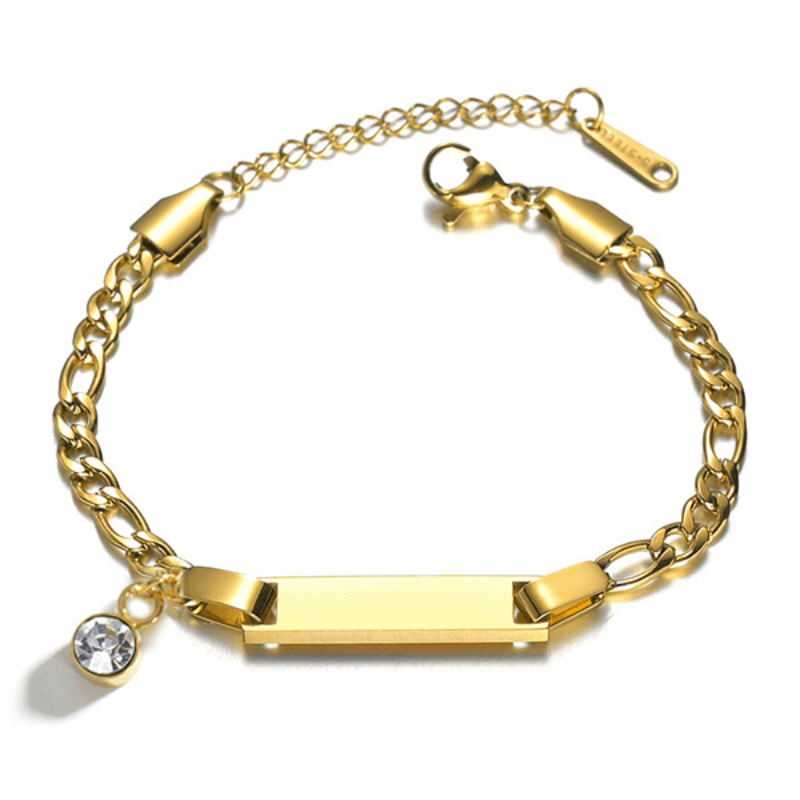 DIY Name Titanium Bracelet for Girls