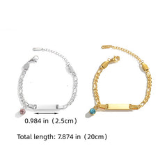 DIY Name Titanium Bracelet for Girls