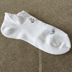 4 Pairs Bunny Short Socks Colorblock Ankle Stockings Women's Hosiery