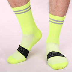 Reflective Breathable Sports Socks for Running Cycling