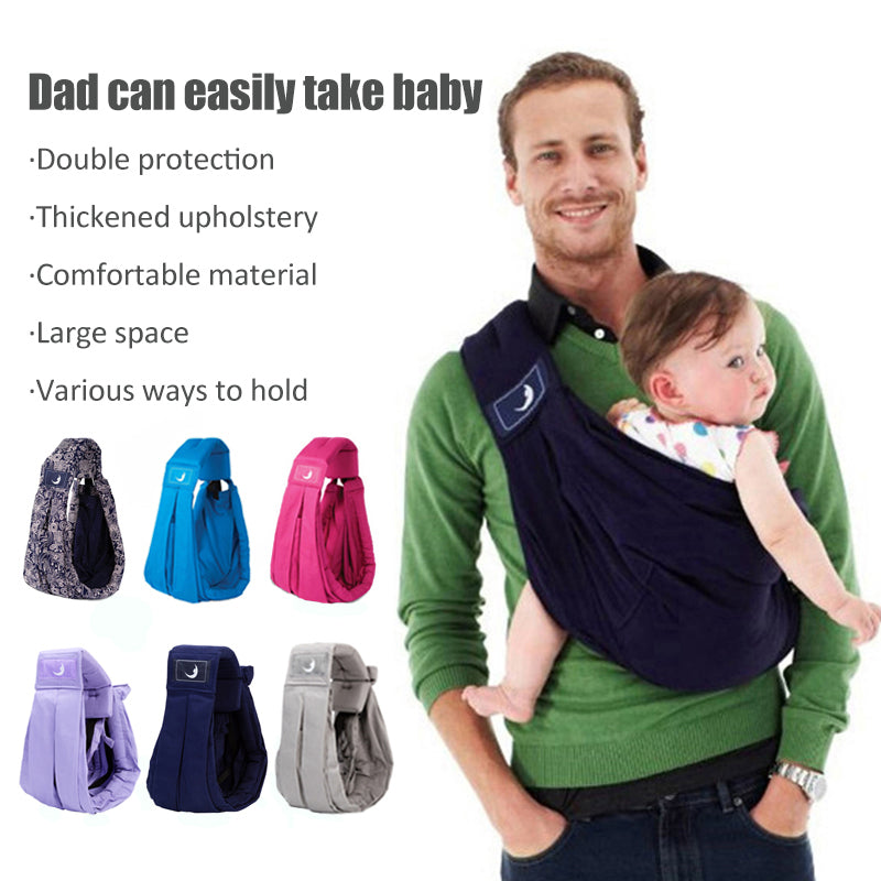Ergonomic Baby Carrier Sling Wrap Backpack 100% Organic Cotton