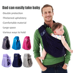 Ergonomic Baby Carrier Sling Wrap Backpack 100% Organic Cotton