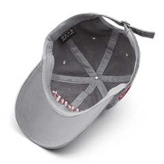 Embroidery Washed Baseball Cap Distressed Dad Hat Unisex Adjustable Sun Hat