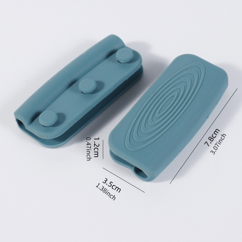 2pcs Silicone Pot Handle Covers for Safe Cooking