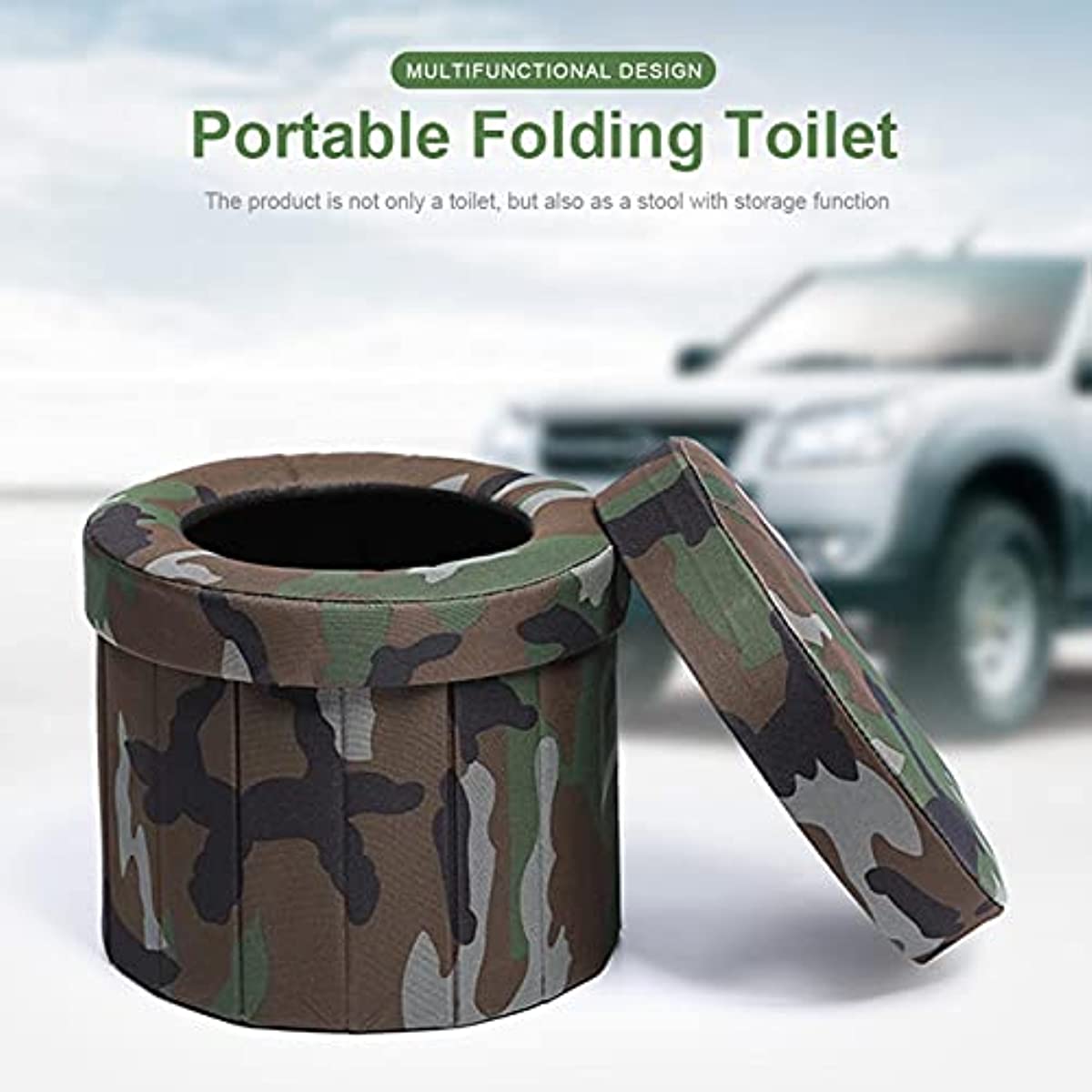 Foldable Camping Toilet Portable Camping Toilet Travel Toilet Car Toilet