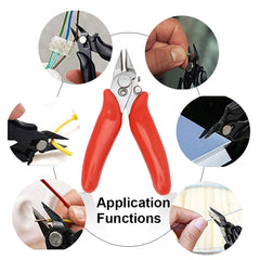 Mini Diagonal Pliers 3.5 Inch Wire Cutter Insulated Handle
