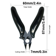 Mini Diagonal Pliers 3.5 Inch Wire Cutter Insulated Handle