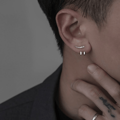 Vintage Men's Punk Earring Detachable Dual Purpose Stud Earring