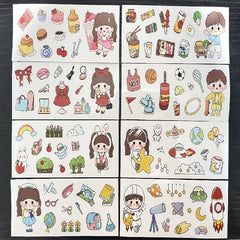 Big Belly Cup Water Bottle Stickers Cartoon Waterproof DIY Cup Stickers