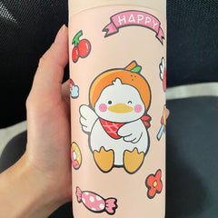 Big Belly Cup Water Bottle Stickers Cartoon Waterproof DIY Cup Stickers