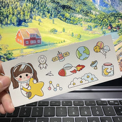 Big Belly Cup Water Bottle Stickers Cartoon Waterproof DIY Cup Stickers