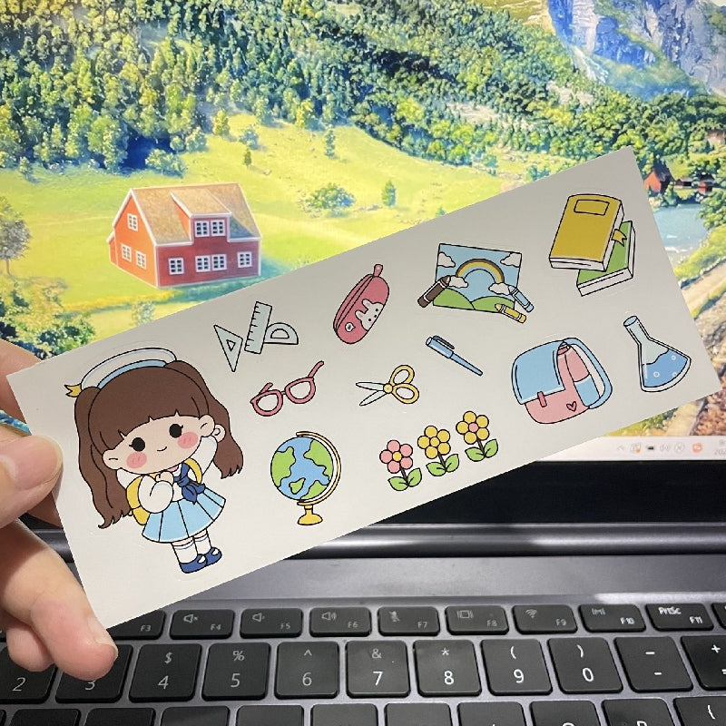 Big Belly Cup Water Bottle Stickers Cartoon Waterproof DIY Cup Stickers