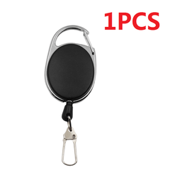 Retractable Key Chain Anti Lose Quick Release Spring Clip Fishing Everyday Use