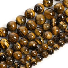 Natural Stone Round Loose Beads for Jewelry Making DIY