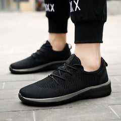 Men's Knitted Breathable Lightweight Running Shoes